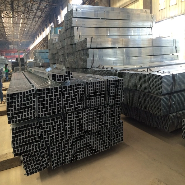 Mild Carbon Low Carbon Square Galvanized Structural ERW Rectangular Steel Pipe