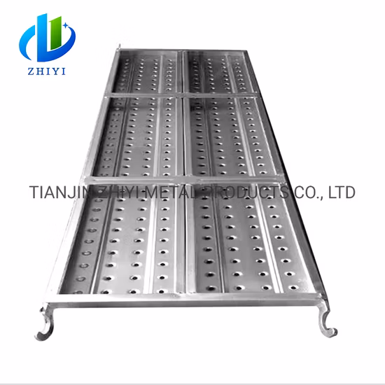 건축 Formwork 후크를 가진 유럽 H 구조 비계 플랫폼 갑판 보도 금속 강철 Andamios 플랫폼 판자