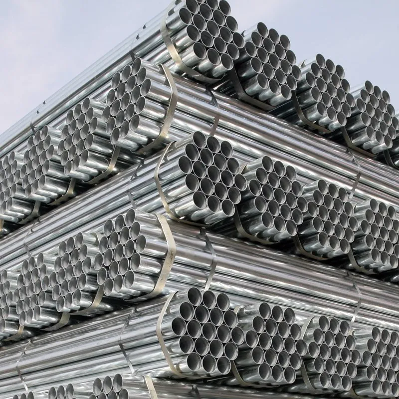 EN39 BS1139 열간압연 48.3mm ERW 아연 도금 강철 비계 튜브