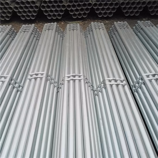 아연 도금 강관, SGS 테스트를 통한 건설 프로젝트용 강관 비계 파이프